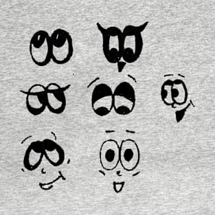 Funny design of eyes T-Shirt